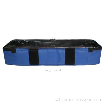 Blue transparent pouches for resecue bags